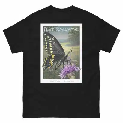 Black Swallowtail Butterfly - Unisex classic tee - Image 3