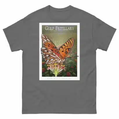 Gulf Fritillary Butterfly - Unisex classic tee - Image 5