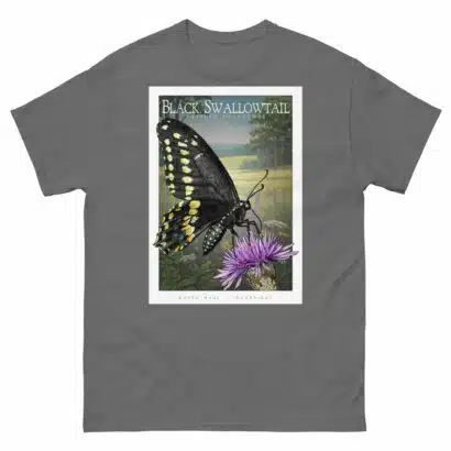 Black Swallowtail Butterfly - Unisex classic tee - Image 5