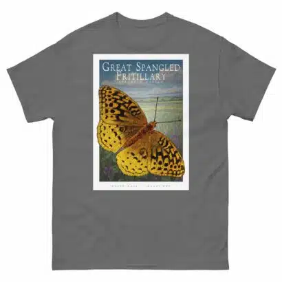 Great-Spangled Fritillary Butterfly - Unisex classic tee - Image 5