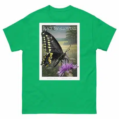 Black Swallowtail Butterfly - Unisex classic tee - Image 7