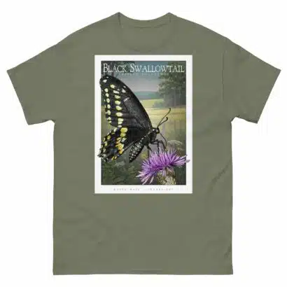 Black Swallowtail Butterfly - Unisex classic tee - Image 6