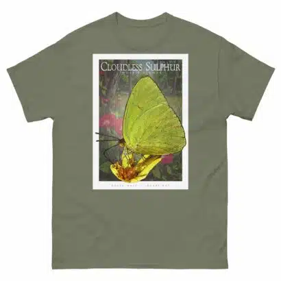 Cloudless Sulphur Butterfly - Unisex classic tee - Image 6