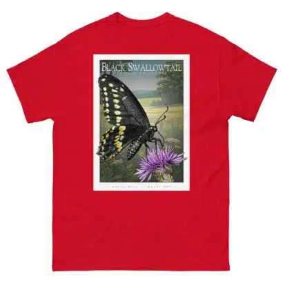 Black Swallowtail Butterfly - Unisex classic tee - Image 4