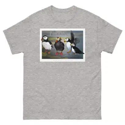 Puffins - Unisex classic tee - Image 16