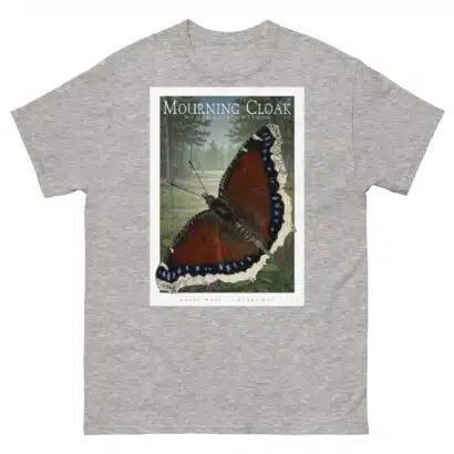 Mourning Cloak Butterfly - Unisex classic tee - Image 10