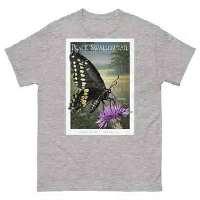 Black Swallowtail Butterfly - Unisex classic tee - Image 10