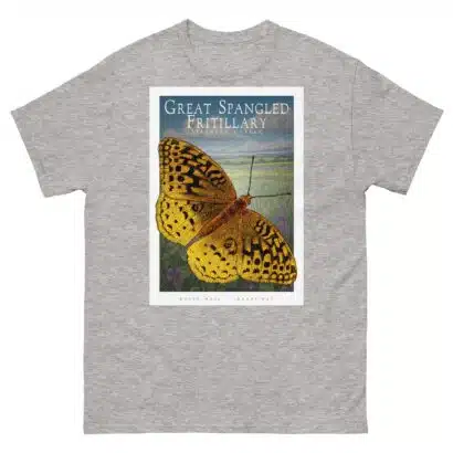 Great-Spangled Fritillary Butterfly - Unisex classic tee - Image 10
