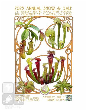 Bay Area Carnivorous Plant Society Show and Sale 2025 poster