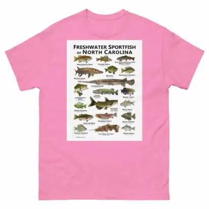 Freshwater Sportfish of North Carolina - Unisex classic tee - Image 12