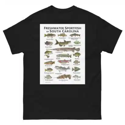 Freshwater Sportfish of South Carolina - Unisex classic tee - Image 2