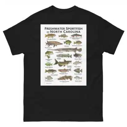 Freshwater Sportfish of North Carolina - Unisex classic tee - Image 2