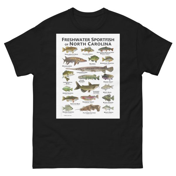 Freshwater Sportfish of North Carolina - Unisex classic tee - Image 2
