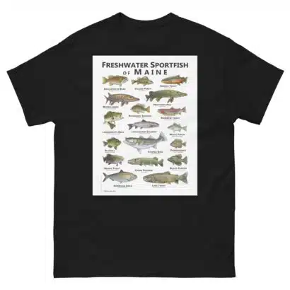 Freshwater Sportfish of Maine - Unisex classic tee - Image 2