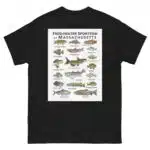 Freshwater Sportfish of Massachusetts - Unisex classic tee - Image 2
