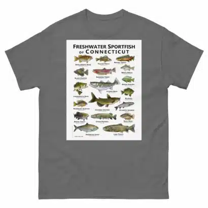 Freshwater Sportfish of Connecticut - Unisex classic tee - Image 6