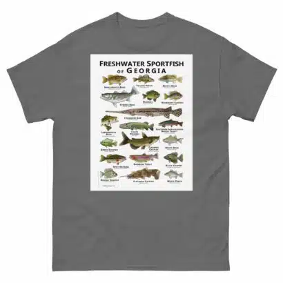 Freshwater Sportfish of Georgia - Unisex classic tee - Image 6