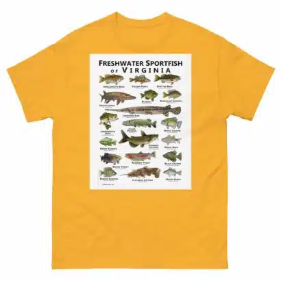 Freshwater Sportfish of Virginia - Unisex classic tee - Image 14