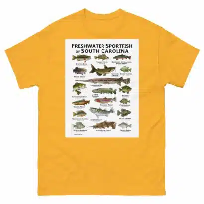 Freshwater Sportfish of South Carolina - Unisex classic tee - Image 14