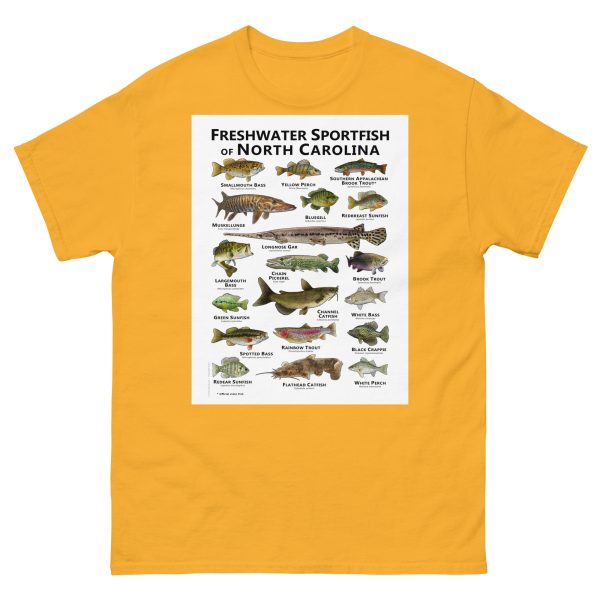 Freshwater Sportfish of North Carolina - Unisex classic tee - Image 14
