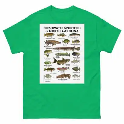 Freshwater Sportfish of North Carolina - Unisex classic tee - Image 10