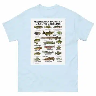 Freshwater Sportfish of South Carolina - Unisex classic tee - Image 18