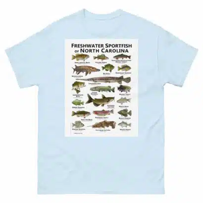 Freshwater Sportfish of North Carolina - Unisex classic tee - Image 18