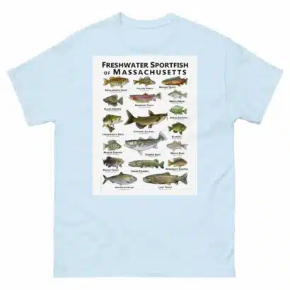 Freshwater Sportfish of Massachusetts - Unisex classic tee - Image 18