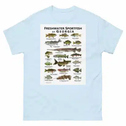 Freshwater Sportfish of Georgia - Unisex classic tee - Image 18