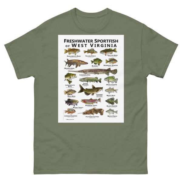 Sportfish of West Virginia - Unisex classic tee - Image 8