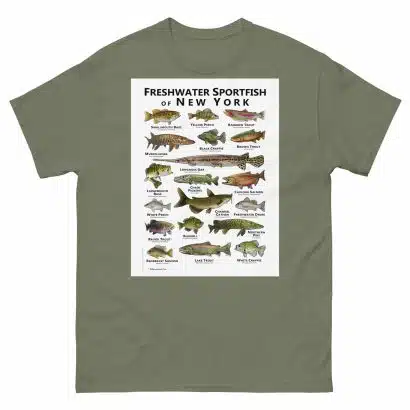 Freshwater Sportfish of New York - Unisex classic tee - Image 8