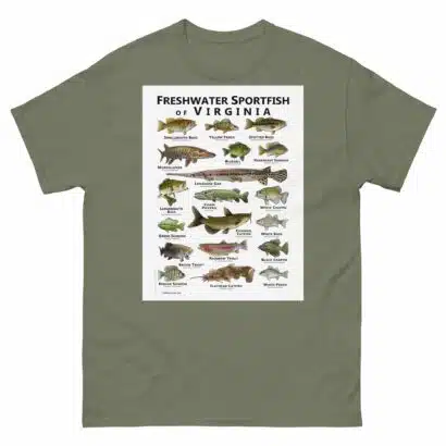 Freshwater Sportfish of Virginia - Unisex classic tee - Image 8