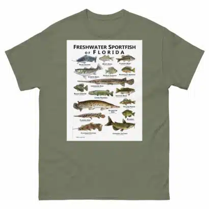 Freshwater Sportfish of Florida - Unisex classic tee - Image 8