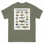 Freshwater Sportfish of Connecticut - Unisex classic tee - Image 8