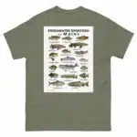 Freshwater Sportfish of Maine - Unisex classic tee - Image 8