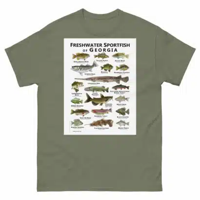 Freshwater Sportfish of Georgia - Unisex classic tee - Image 8