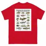 Freshwater Sportfish of Massachusetts - Unisex classic tee - Image 4