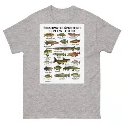 Freshwater Sportfish of New York - Unisex classic tee - Image 16