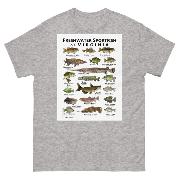 Freshwater Sportfish of Virginia - Unisex classic tee - Image 16