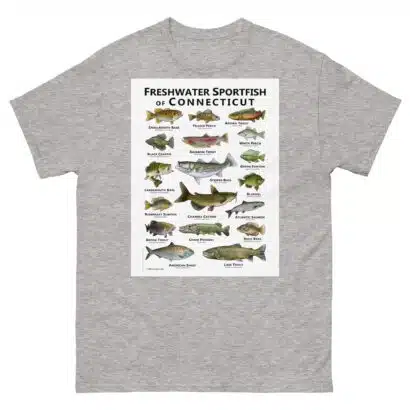 Freshwater Sportfish of Connecticut - Unisex classic tee - Image 16
