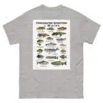 Freshwater Sportfish of Maine - Unisex classic tee - Image 16