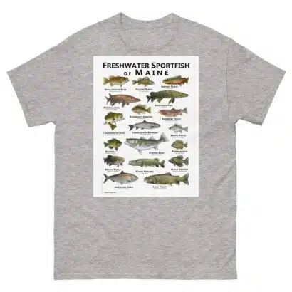 Freshwater Sportfish of Maine - Unisex classic tee - Image 16