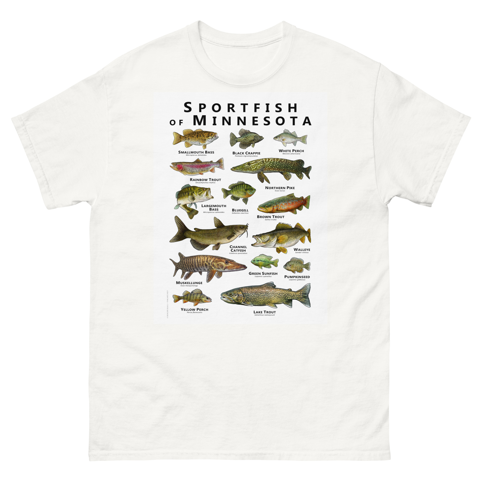 unisex-classic-tee-white-front-68813d7563d5c.jpg Sportfish of Minnesota - Unisex classic tee - Image 1