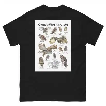 Owls of Washington - Unisex classic tee - Image 2