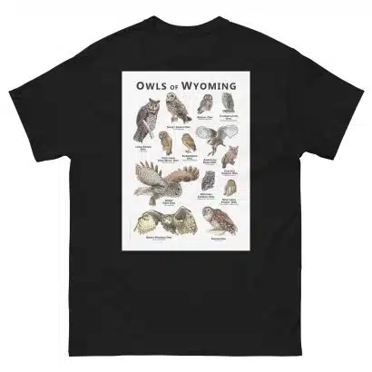 Owls of Wyoming - Unisex classic tee - Image 2
