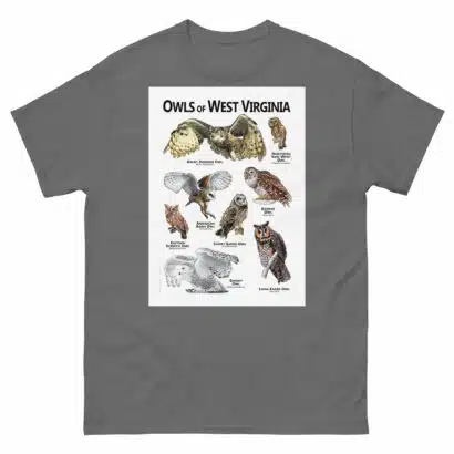 Owls of West Virginia - Unisex classic tee - Image 4