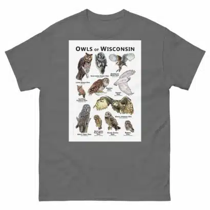 Owls of Wisconsin - Unisex classic tee - Image 4