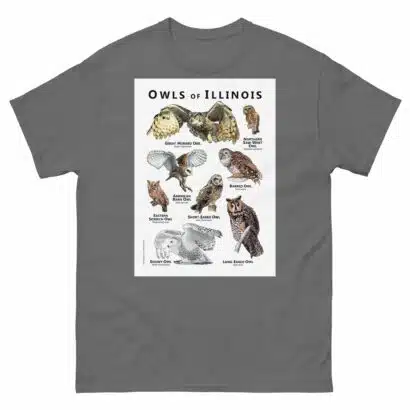 Owls of Illinois - Unisex classic tee - Image 4
