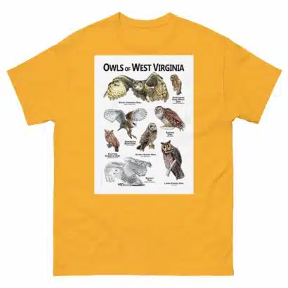 Owls of West Virginia - Unisex classic tee - Image 8