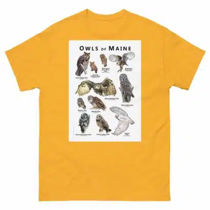 Owls of Maine - Unisex classic tee - Image 8